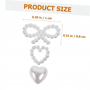 Набор для декорирования ногтей Healeved, жемчужно-белый, синтетический материал synthetic.ua - Фото 1