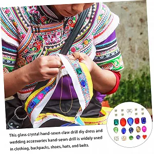 Стразы Стеклянные Lurrose для шитья, для костюмов, свадебных платьев и украшений synthetic.ua - Фото 1