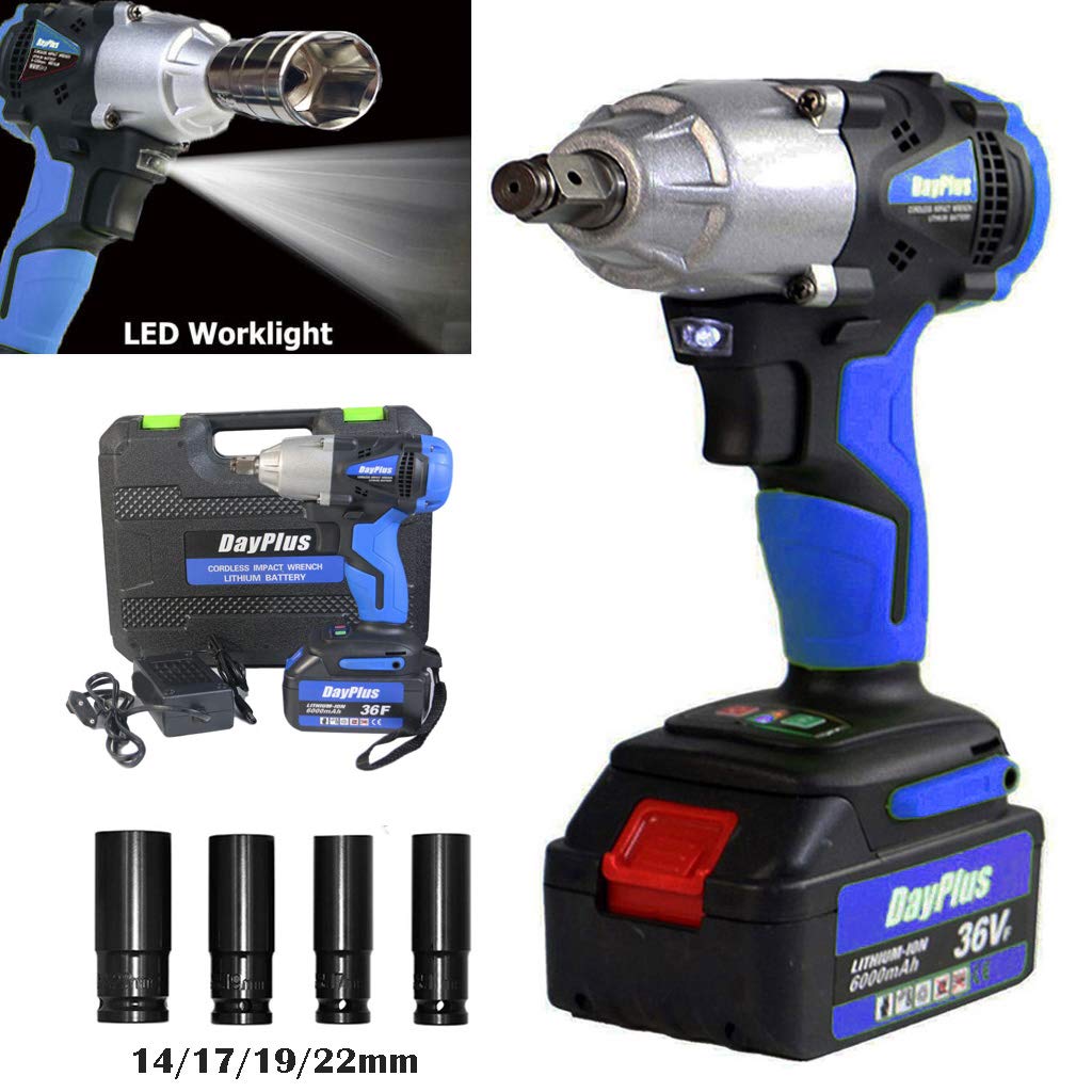 Шуруповерт DayPlus 1/2 Inch 18 В 6.0 Ah 420 Нм Чорний, фото №1 Шуруповерт DayPlus 1/2 Inch 18 В 6.0 Ah 420 Нм Чорний, фото №1