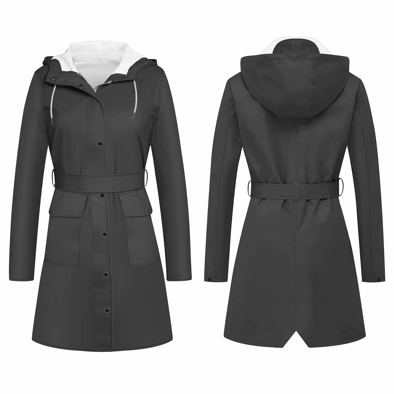 Женская куртка UNIQUEBELLA Водонепроницаемая С капюшоном, фото №2 Женская куртка UNIQUEBELLA Водонепроницаемая С капюшоном, фото №2