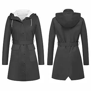 Женская куртка UNIQUEBELLA Водонепроницаемая С капюшоном synthetic.ua - Фото 1