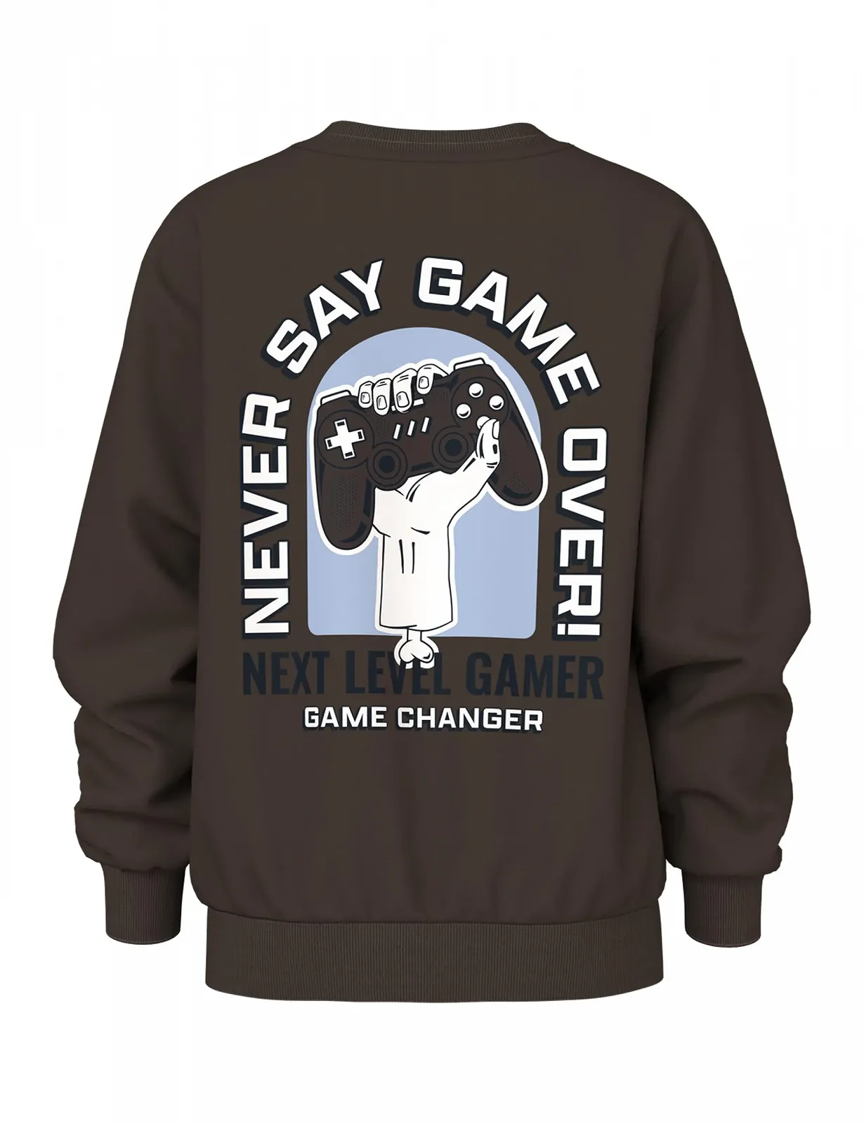 Толстовка NAME IT Nkmvildar LS Nreg Sweat Bru, фото №2 Толстовка NAME IT Nkmvildar LS Nreg Sweat Bru, фото №2