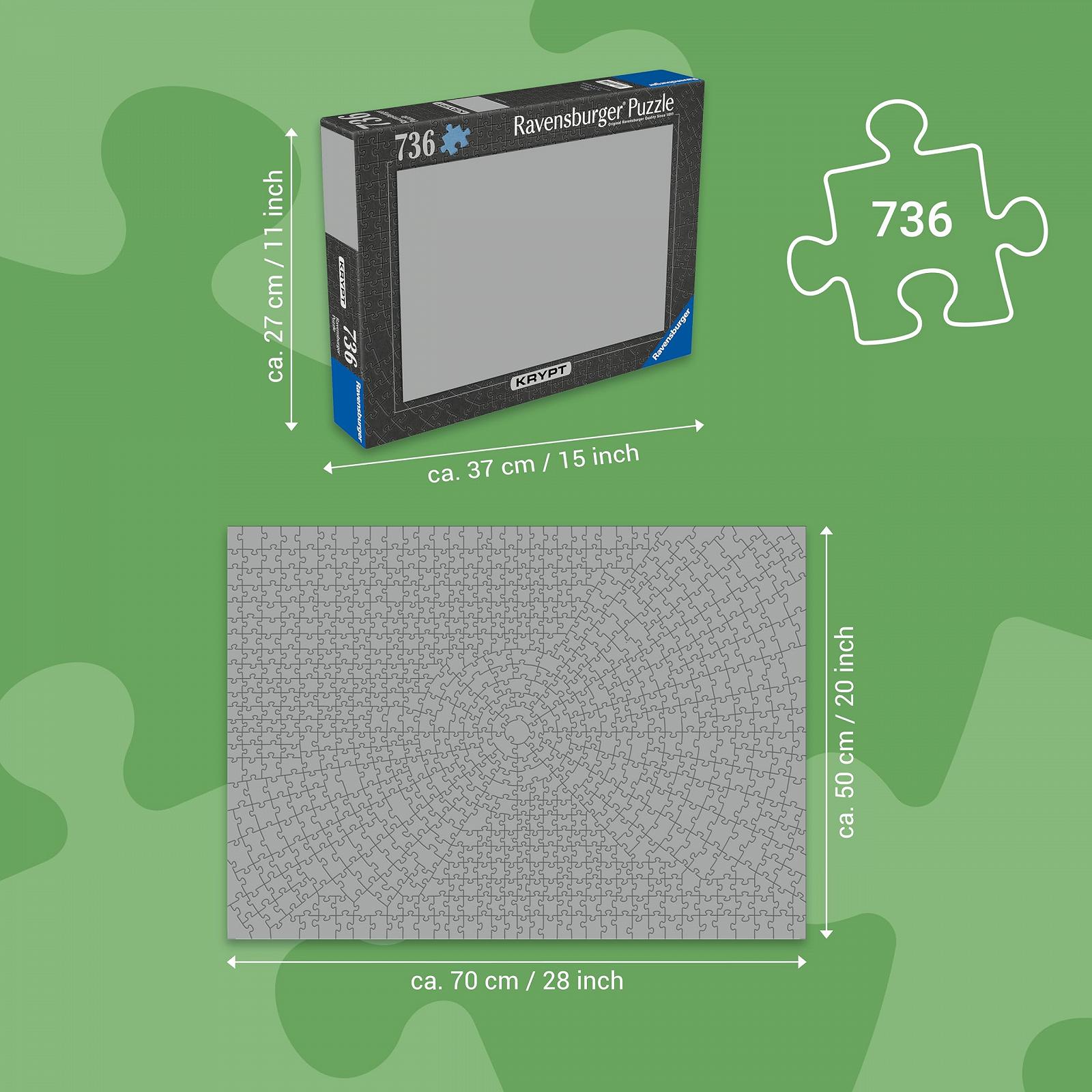 Пазл Ravensburger Crypt Black 12000054 736 деталей от 14 лет Black, фото №3