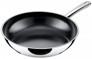 Сковорідка Silit Talis 28 см / Нержавіюча сталь / Антипригарна / Срібляста - Фото 1