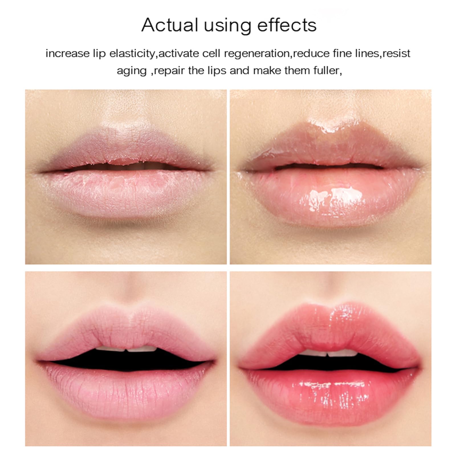 Блиск для губ Lip Plumper Бальзам зволожуючий Прозорий 01, фото №4