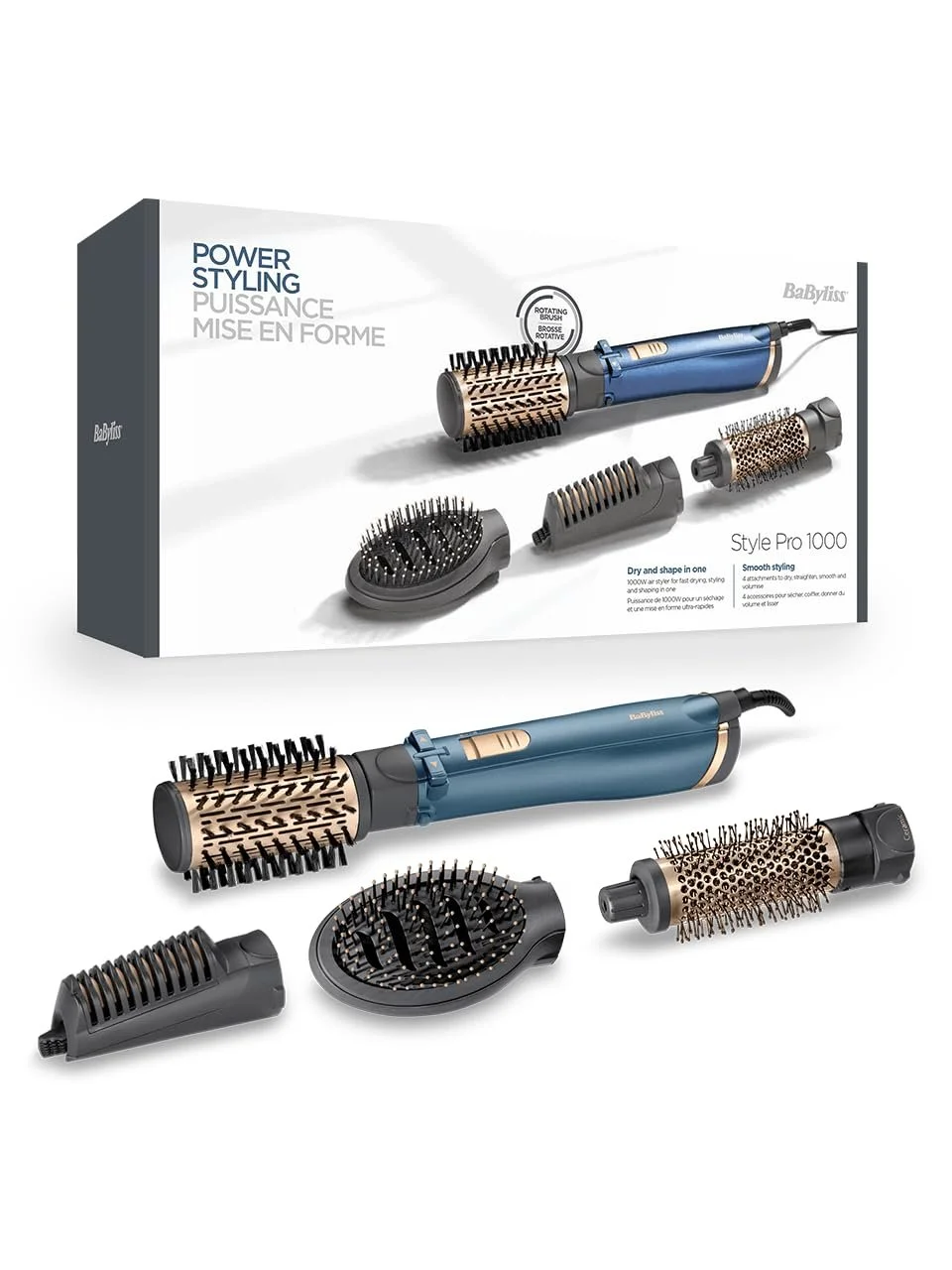 Фен-щетка Babyliss Style Pro 1000, фото №1 Фен-щетка Babyliss Style Pro 1000, фото №1