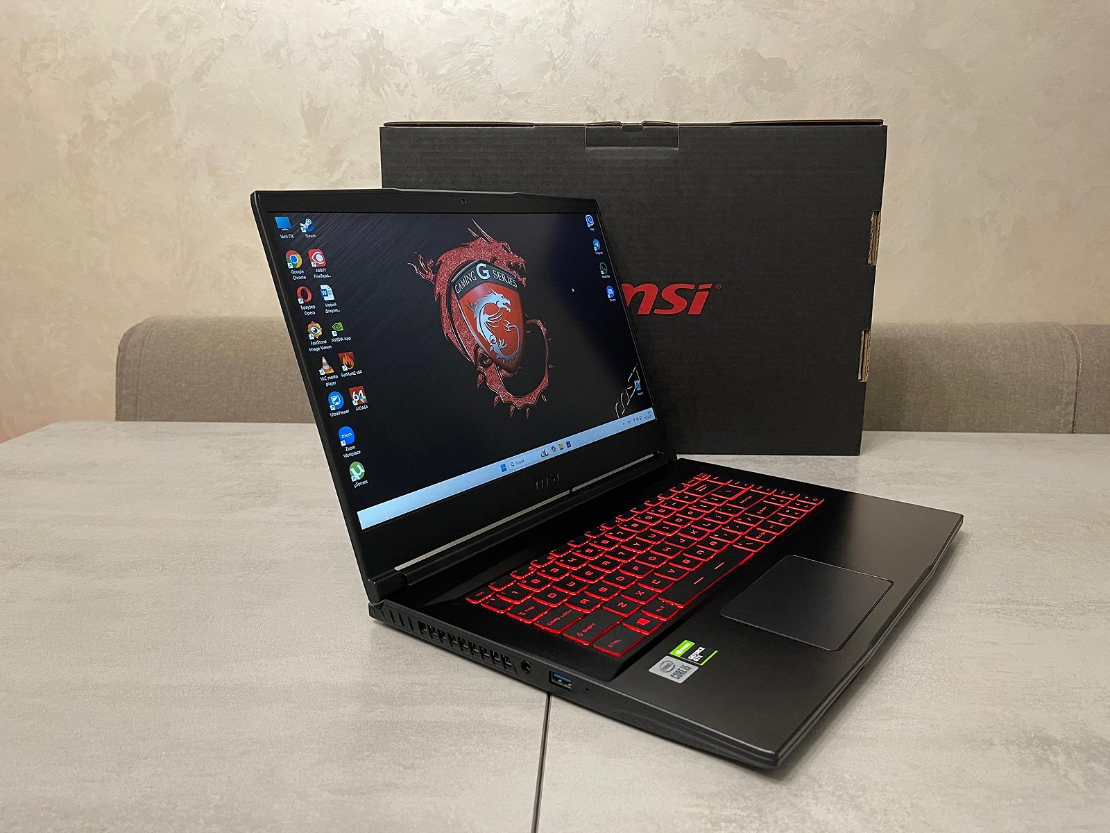 Ігровий ноутбук MSI Thin 15 GF63 10SC-035US, 15,6 FHD IPS, i5-10300H, 16GB, 256GB SSD+500GB, GTX 1650 4GB, фото №3