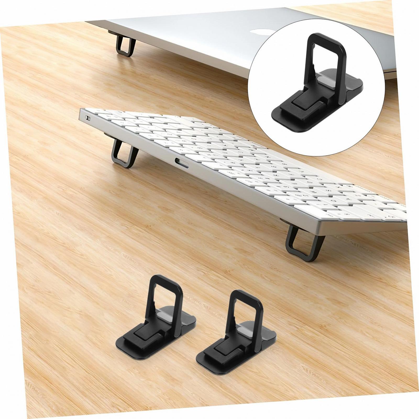 Подставка для ноутбука Gatuida Эргономичная складная с антискользящей функцией Цвет черный, фото №4 Подставка для ноутбука Gatuida Эргономичная складная с антискользящей функцией Цвет черный, фото №4