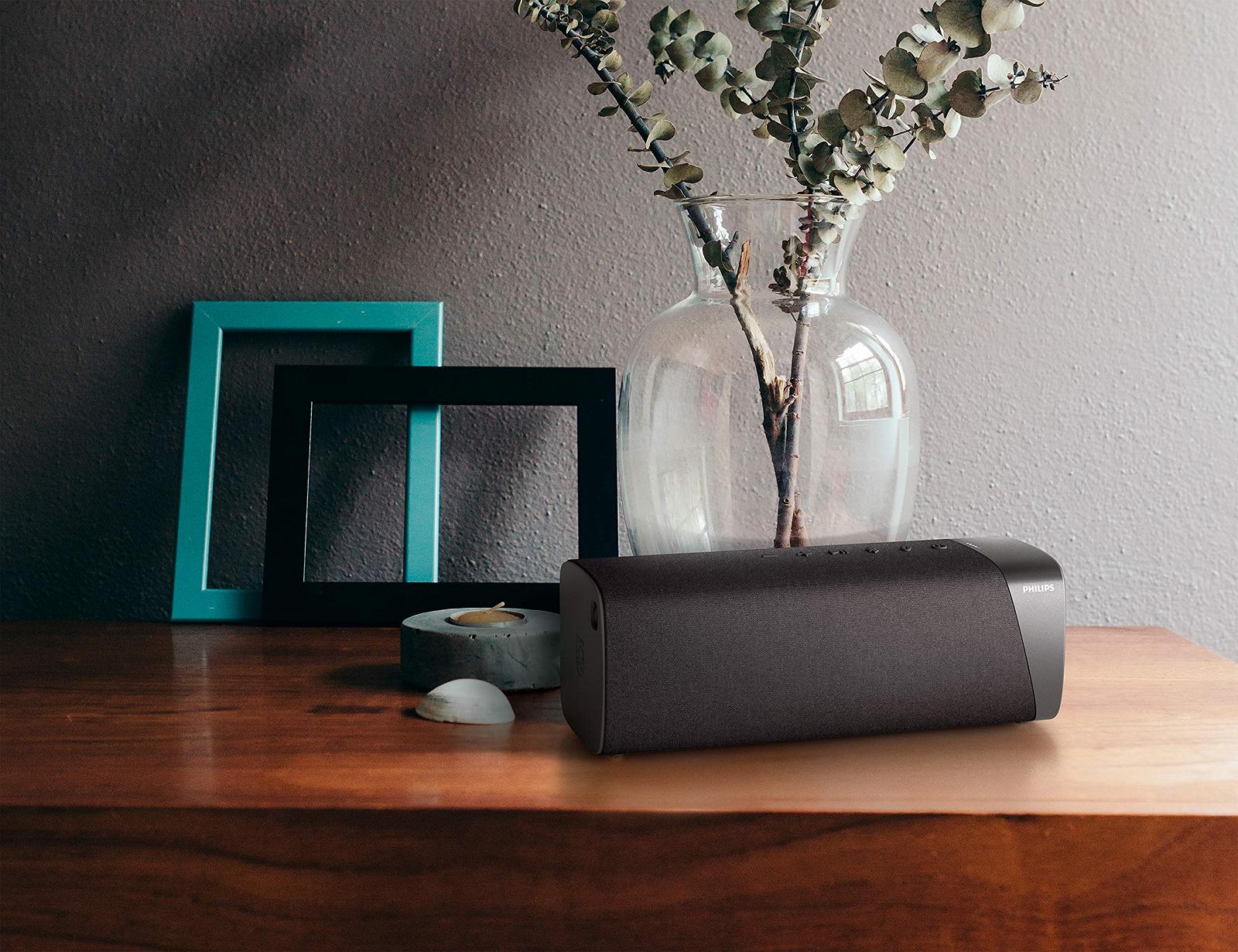 Портативна колонка Philips Bluetooth S7505/00 с функцією Power Bank (Bluetooth 5.0, водонепроникний IPX7, стереосопряження, 20 годин відтворення, 3.75 дюймовий широкосмуговий драйвер) сірий, фото №5