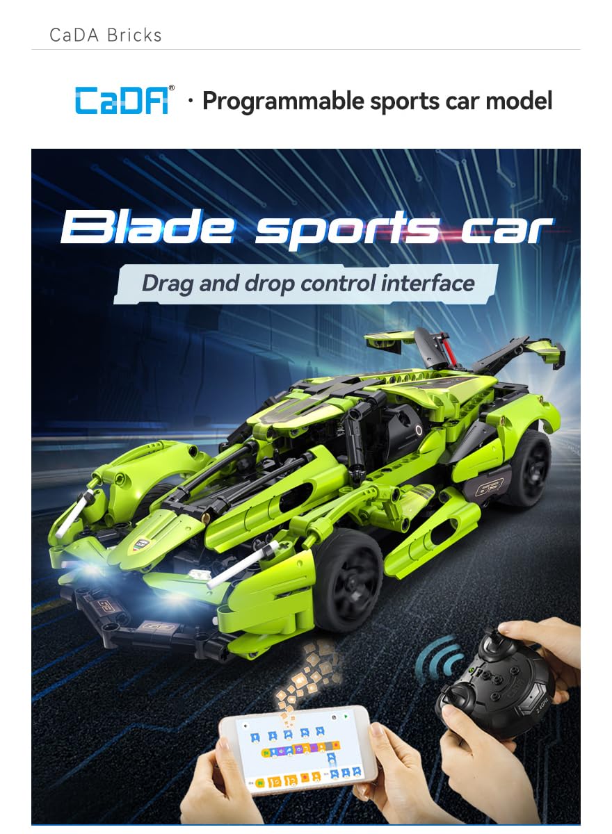 CaDA Blade Спортивный автомобиль C51306W, фото №6 CaDA Blade Спортивный автомобиль C51306W, фото №6
