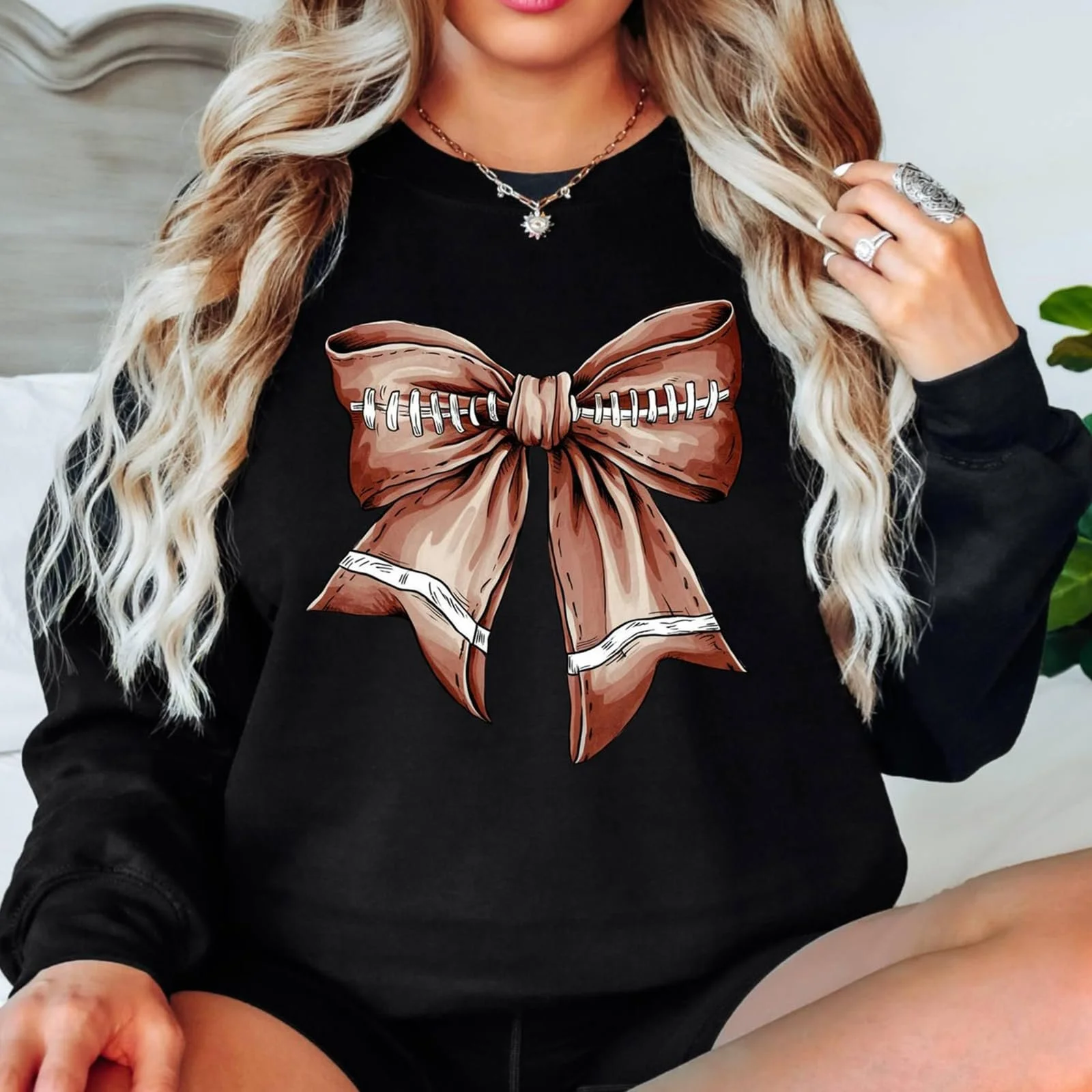 Жіночий Светр SANSIWU Вільного Крою З Принтом, фото №5 Жіночий Светр SANSIWU Вільного Крою З Принтом, фото №5