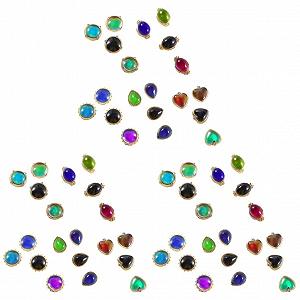 Стразы LALAFINA, 15 шт., Бриллиант, Плоская задняя часть, D, Опал, Изменение температуры - Фото 1
