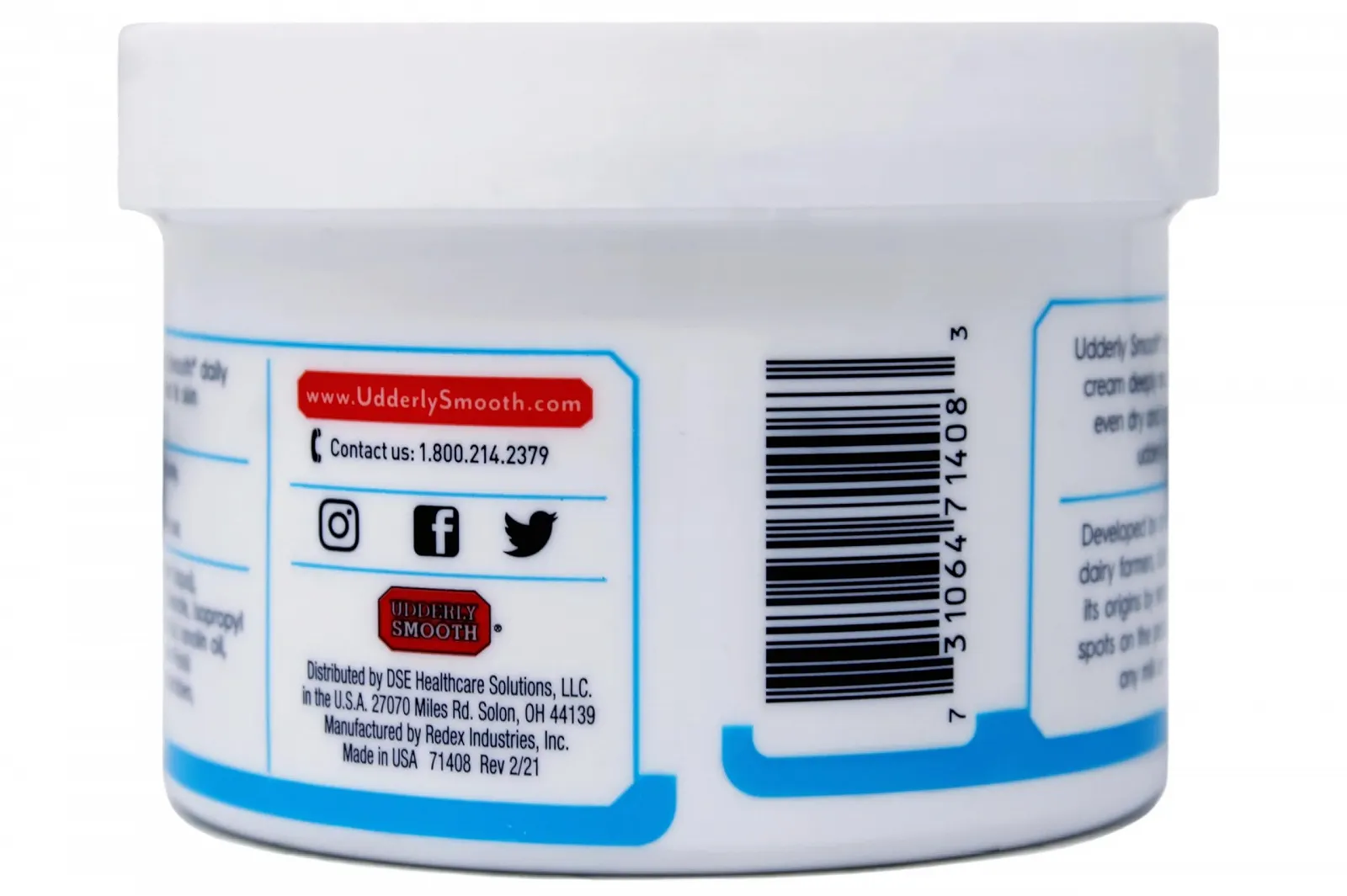 Крем для ног Udderly Smooth в банке 8 унций (227 г), фото №2