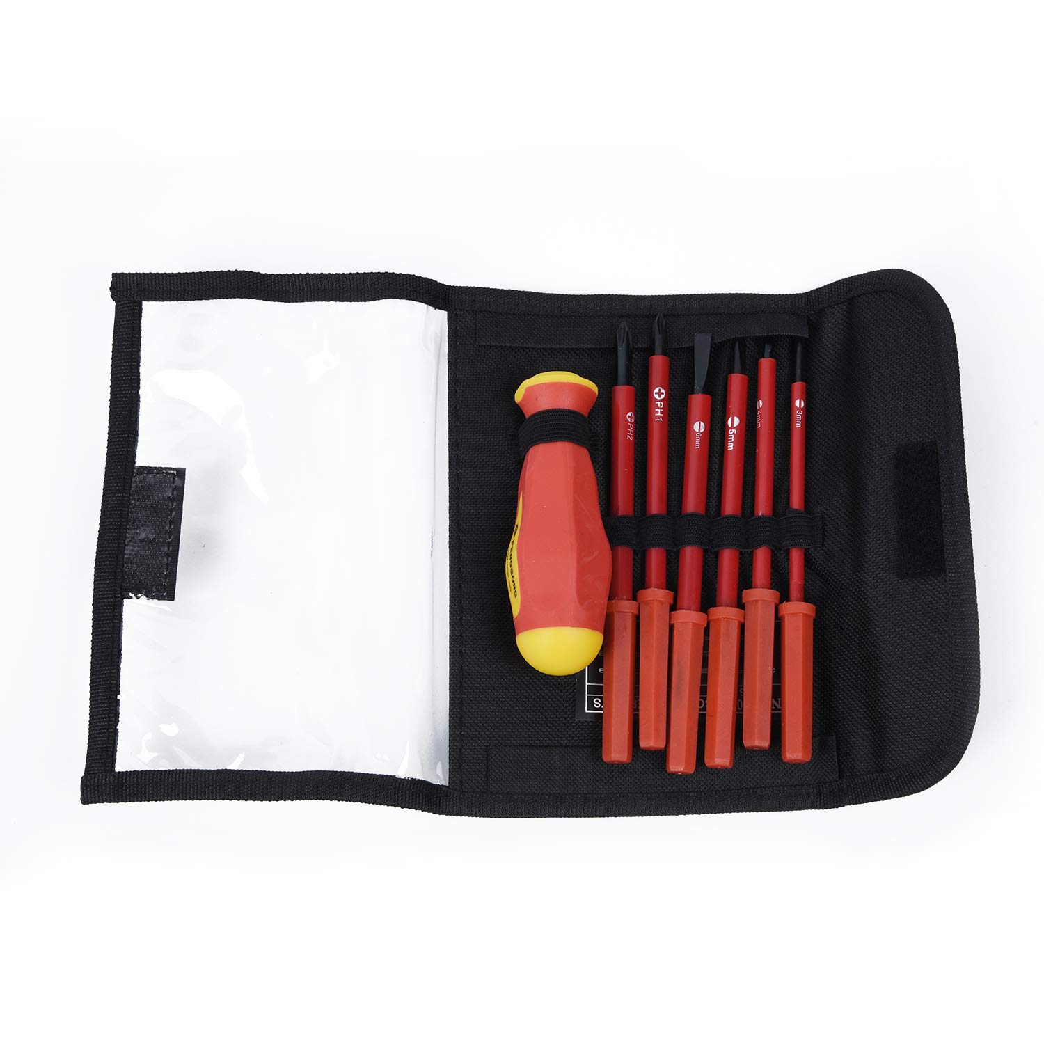 Набір викруток TOOLSTAR Insulated Magnetic Electrician 7 штук, фото №1