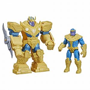 Фігурка Marvel Avengers Mech Strike 9 дюймів, іграшка Мех нескінченності, костюм Таноса та зброя Клинка для дітей від 4 років - Фото 1