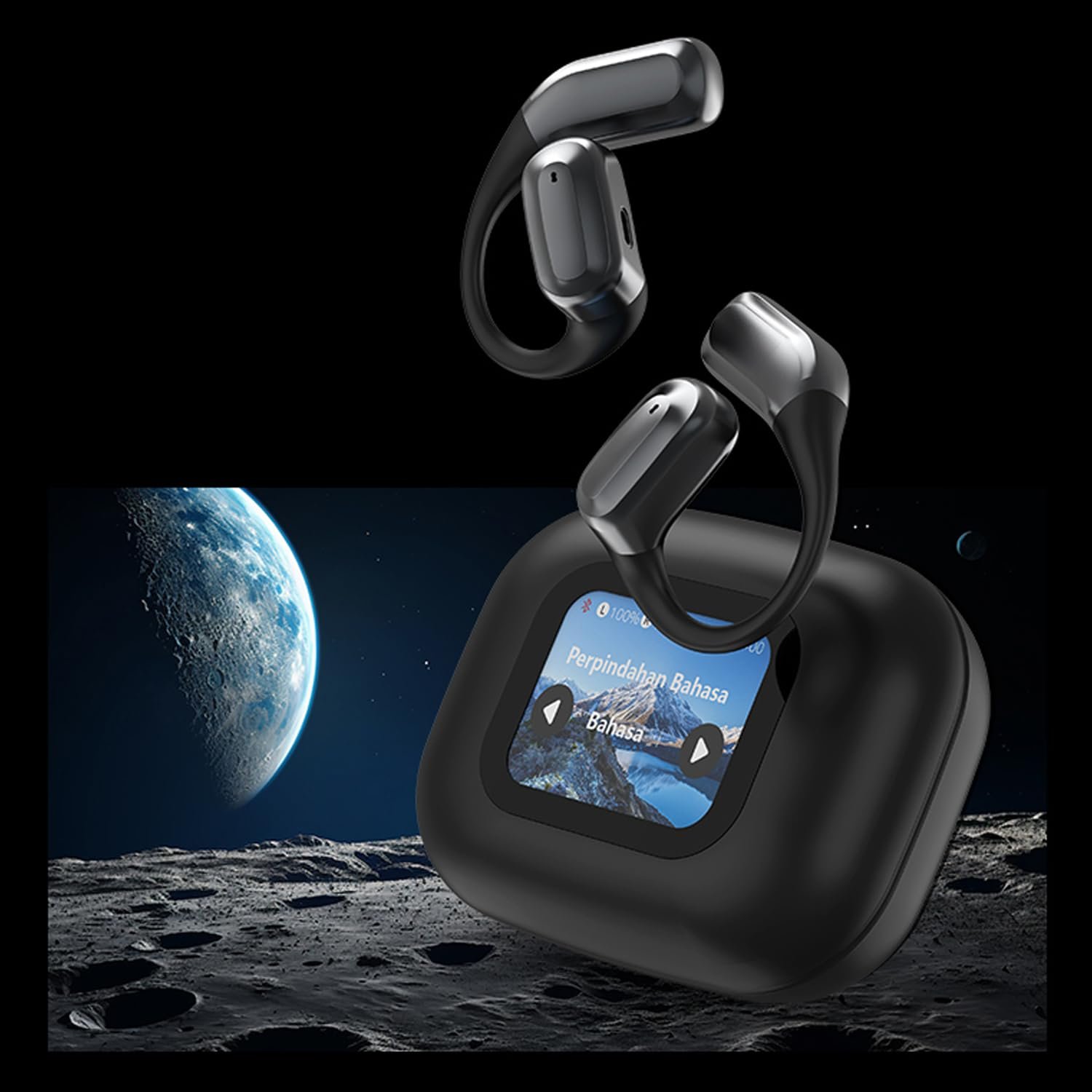 Навушники-перекладачі AI з сенсорним LCD-екраном, підтримують 144 мови та 4 режими, фото №8 Навушники-перекладачі AI з сенсорним LCD-екраном, підтримують 144 мови та 4 режими, фото №8