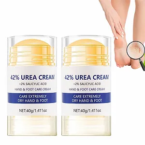 Крем для ног увлажняющий и питательный Pack of 2 для восстановления потрескавшихся пяток, смягчения сухой и грубой кожи рук и ног - Фото 1