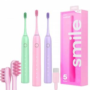 Зубная Щетка Электрическая Smilekit® Sonic 43000 импульсов Фиолетовый - Фото 1