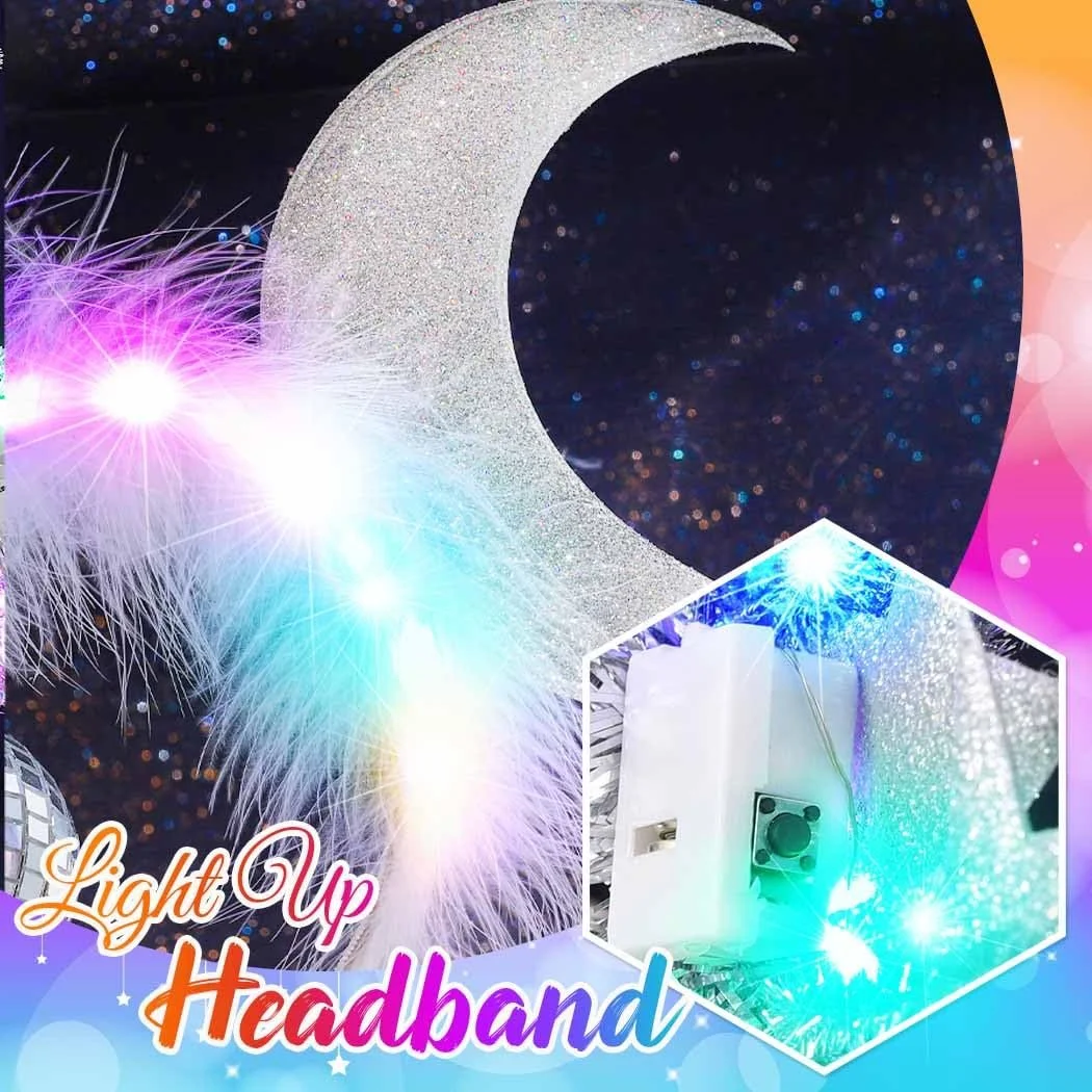 Обруч для волосся зі світлодіодною зіркою, фото №3