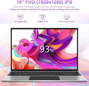 Ноутбук 16'' Jumper S7 MAX 12640 Intel Celeron 5305U RAM 12GB SSD 512GB Windows 11 Алюминиевый корпус synthetic.ua - Фото 1