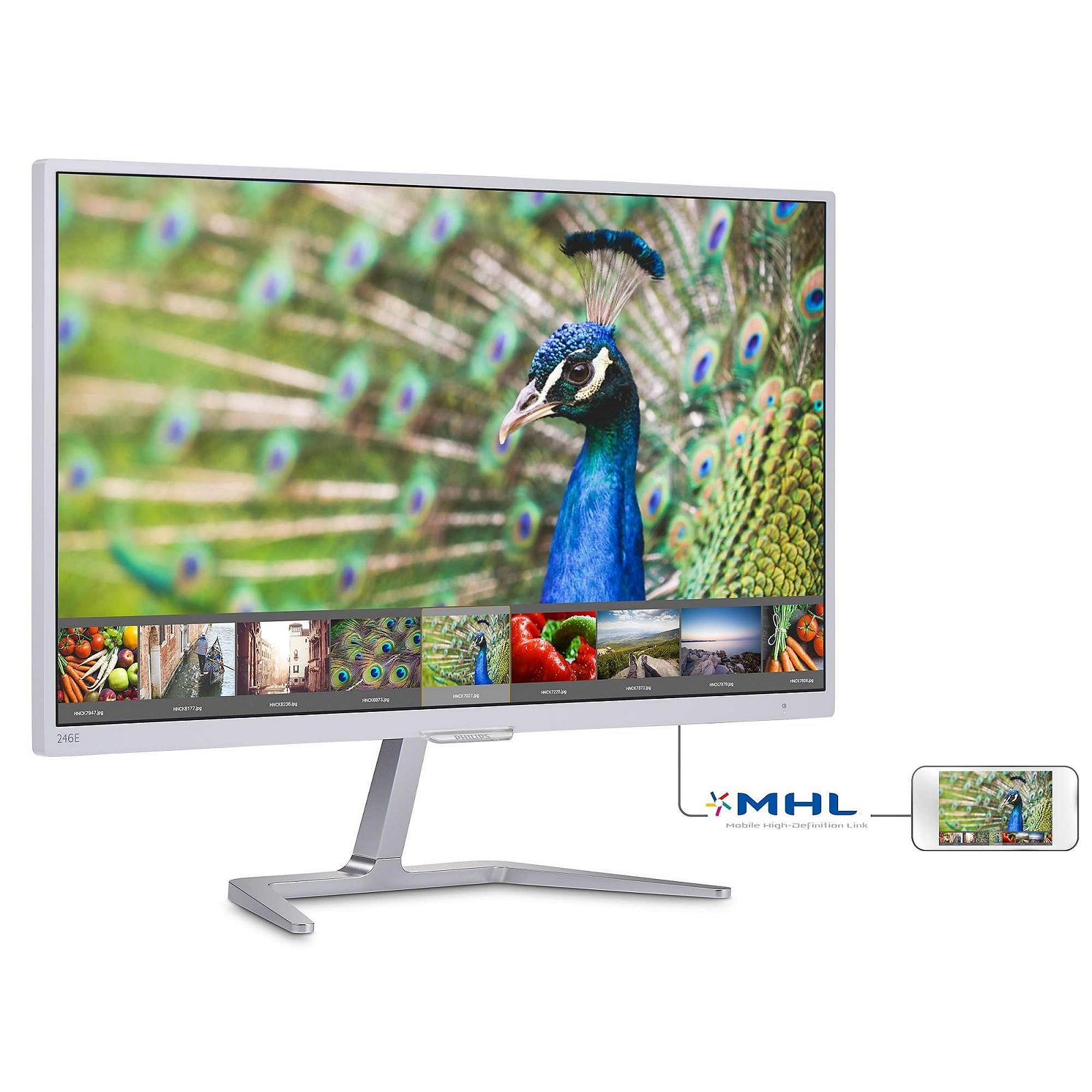 Монитор Philips PLS 23.6'' Full HD 246E7QDSW 01, фото №7