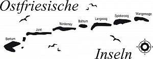 Наклейка на стіну GRAZDesign Східно-Фризькі острови 77 x 30 см чорна 070 synthetic.ua - Фото 1