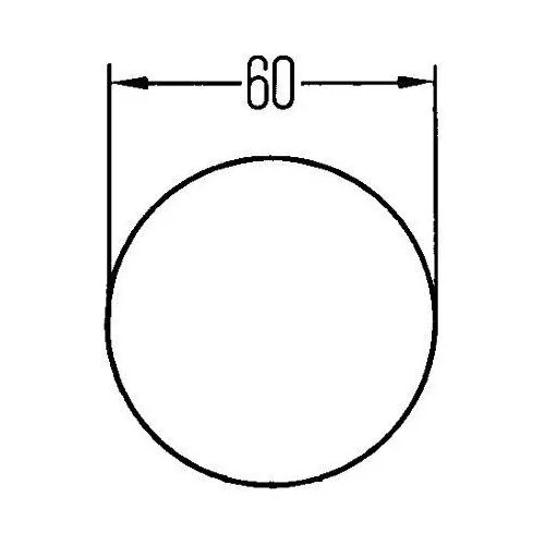 Светоотражатель HELLA 8RA 002 014-277 для CATERPILLAR задний, фото №2