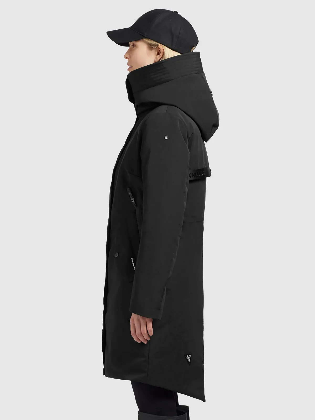 Зимнее пальто Khujo Charlyn5 Черный, фото №8 Зимнее пальто Khujo Charlyn5 Черный, фото №8