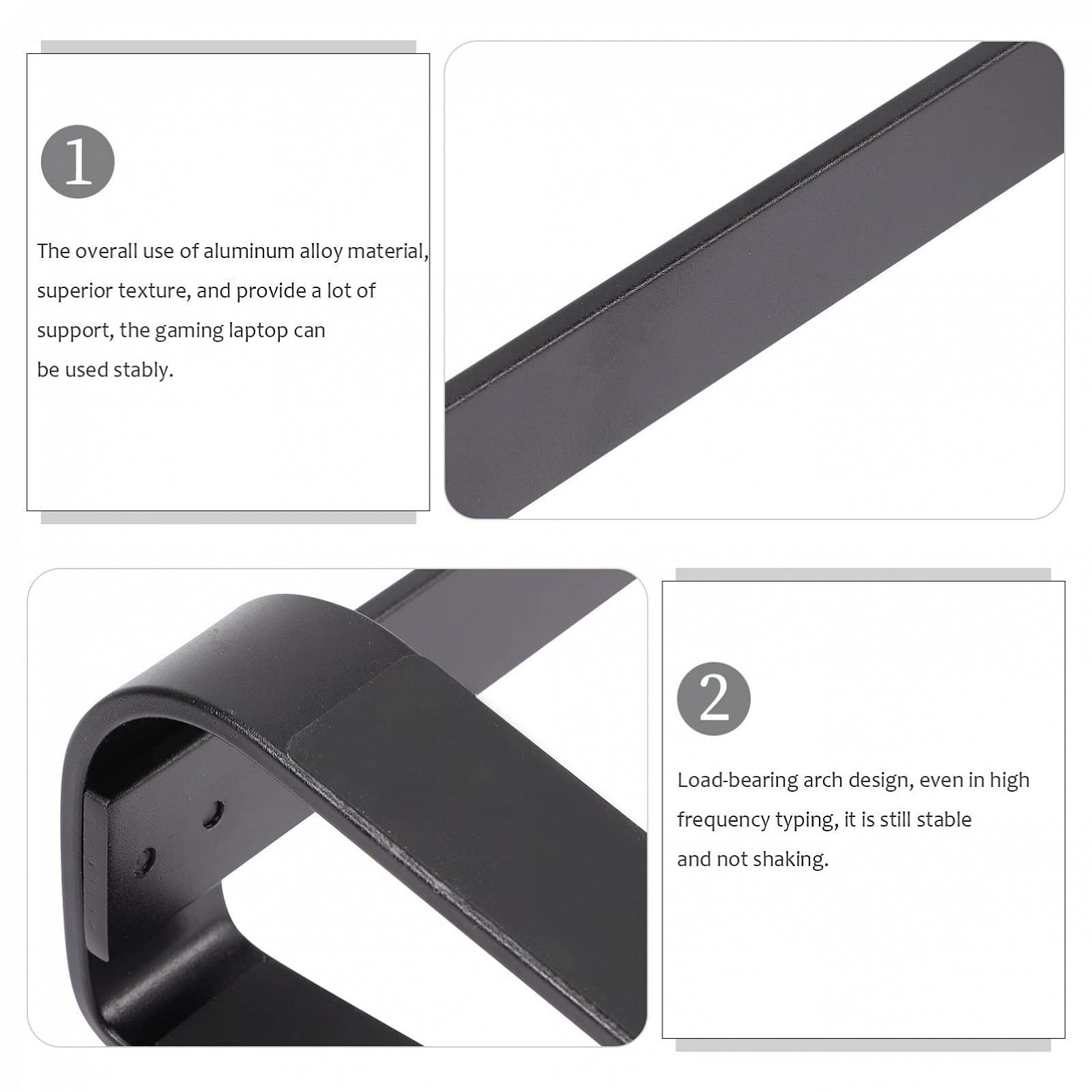 Підставка для ноутбука SOIMISS з охолодженням з алюмінієвого сплаву, ергономічна, фото №7 Підставка для ноутбука SOIMISS з охолодженням з алюмінієвого сплаву, ергономічна, фото №7