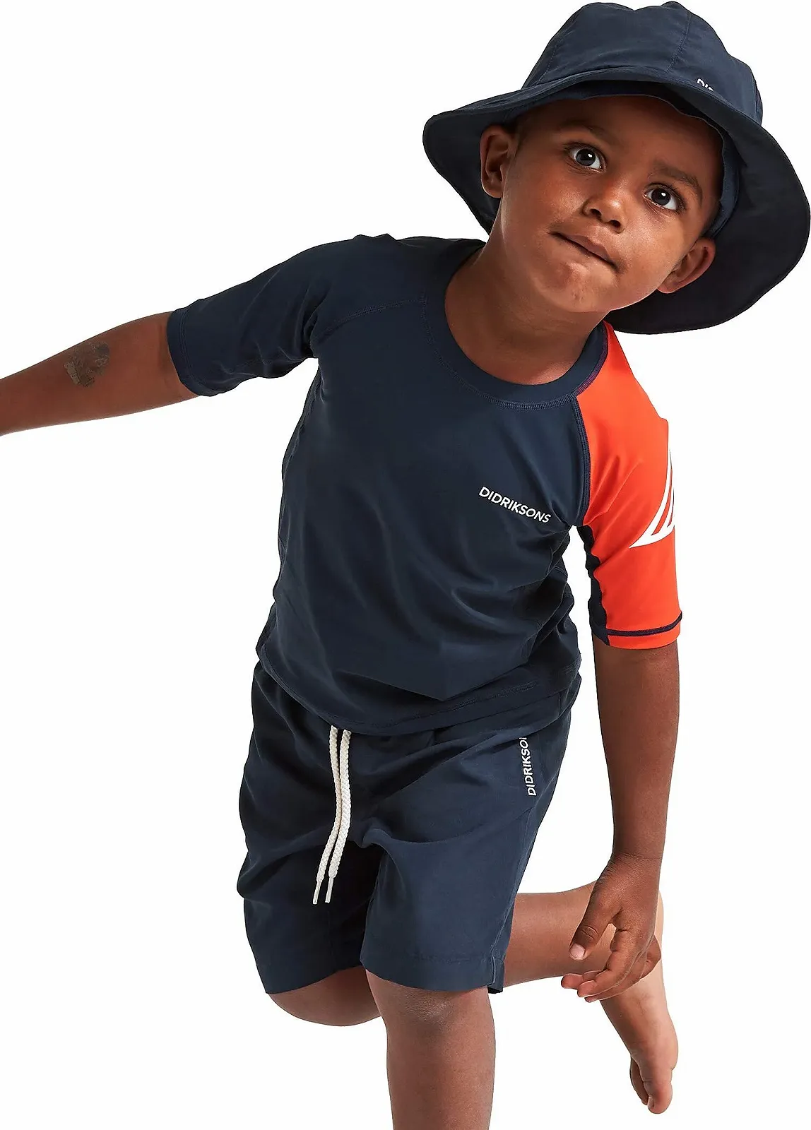 Дитяча шапка Didriksons Kicko 54 см, темно-синя, фото №2 Дитяча шапка Didriksons Kicko 54 см, темно-синя, фото №2