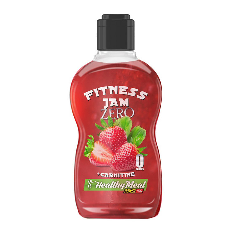 Fitness Jam Zero 200 g запашна полуниця, фото №1