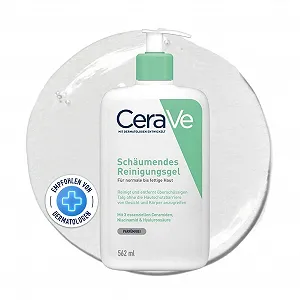 Гель пенящийся CeraVe для нормальной и жирной кожи, 562 мл - Фото 1