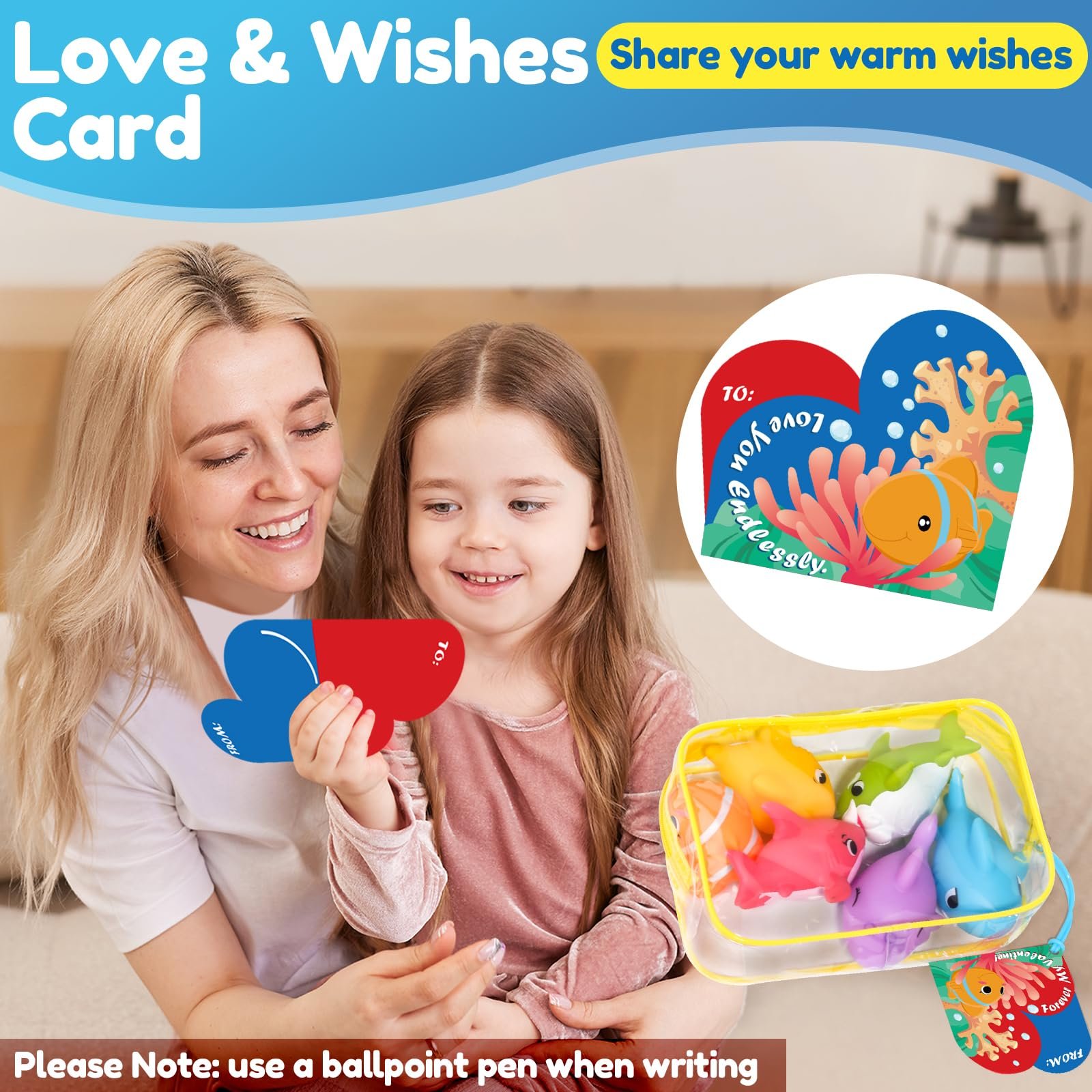 Игрушка для ванны Infantino, 6 фигурок акул и морских существ, фото №7