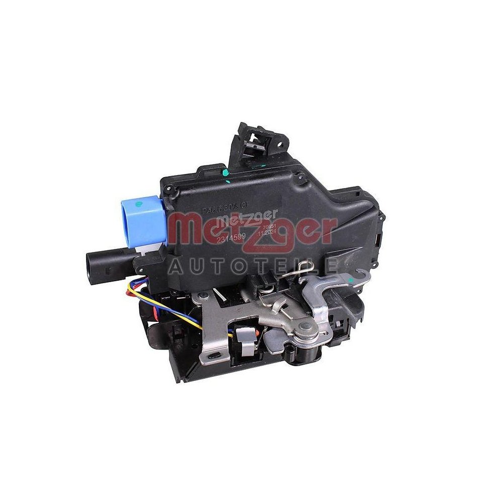 Замок двери METZGER 2314599 для VW, задний левый, фото №1