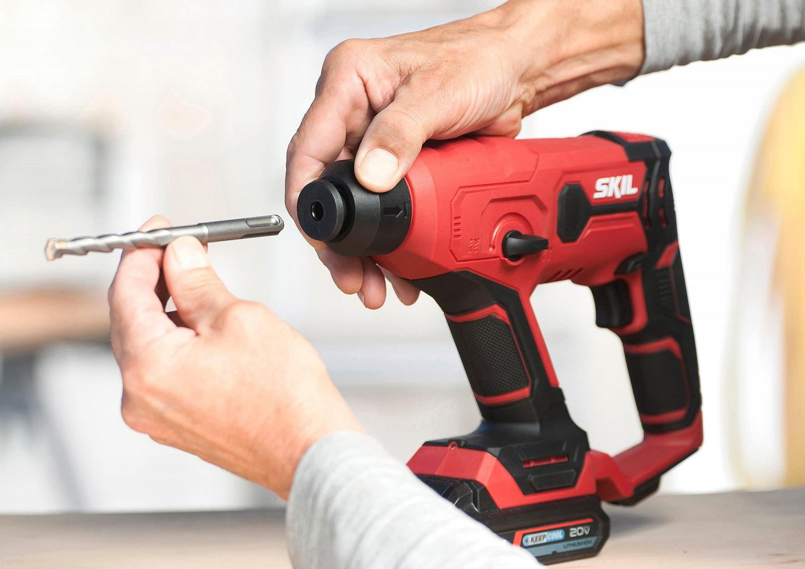 Перфоратор SKIL 3810 CA без акумулятора з пневматичним ударним механізмом, 3-в-1: свердління, загвинчування, ударне свердління, функція охолодження, фото №6 Перфоратор SKIL 3810 CA без акумулятора з пневматичним ударним механізмом, 3-в-1: свердління, загвинчування, ударне свердління, функція охолодження, фото №6