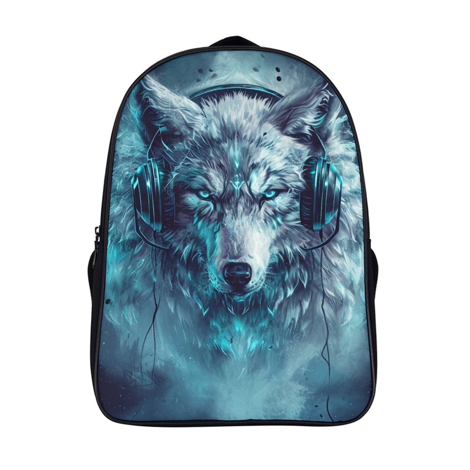Рюкзак RSIUUODNF Wolf 3D, детский, большой, школьный, 40 x 28 x 16 см, Style-7, фото №1