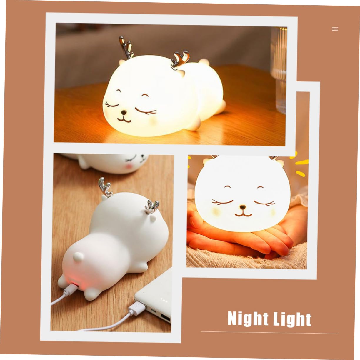 Світильник Housoutil Little Milk Deer Біле оленя, фото №5