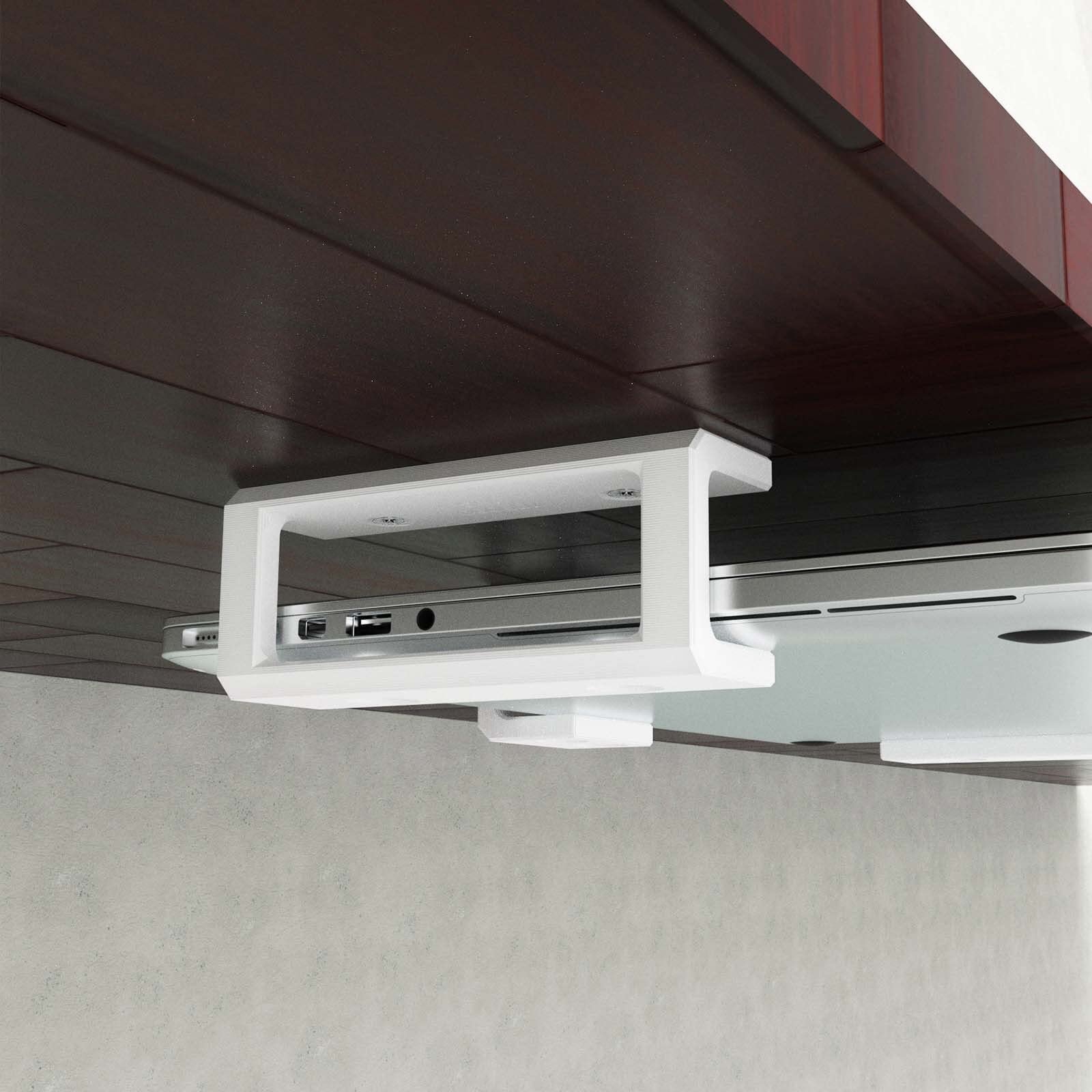 Кронштейн для ноутбука Mobilefox Подстольный Держатель для ноутбука MacBook 0-35 мм Белый, фото №3