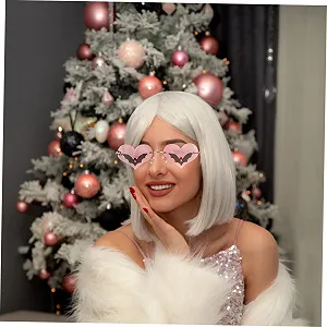 Очки Сердцевидные Бескаркасные PACKOVE 4 шт Пластик synthetic.ua - Фото 1