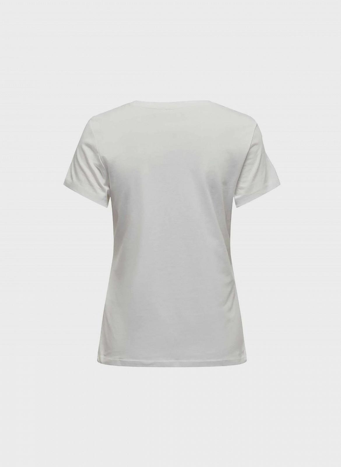 Футболка ONPZEN REG SS TEE 15304117-Cloud Dancer-Print:Los Angeles ONLY Білий L, фото №2