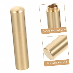 Коробка Garneck портативна латунна для виживання synthetic.ua - Фото 1