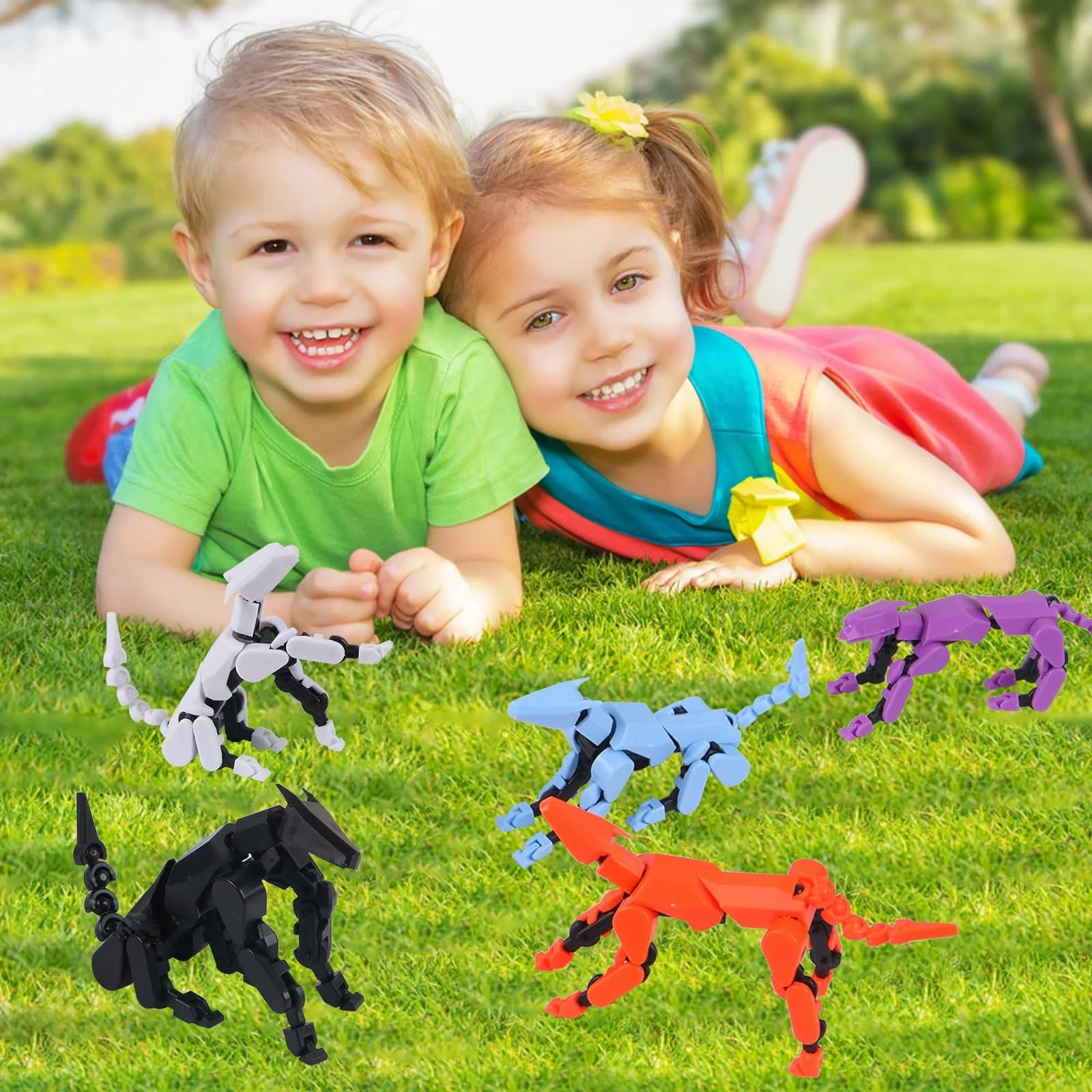 Набор игровых фигурок MEIEST Action Pet Dog Robot 3D Printed Dog 5 шт. подвижные, фото №5 Набор игровых фигурок MEIEST Action Pet Dog Robot 3D Printed Dog 5 шт. подвижные, фото №5