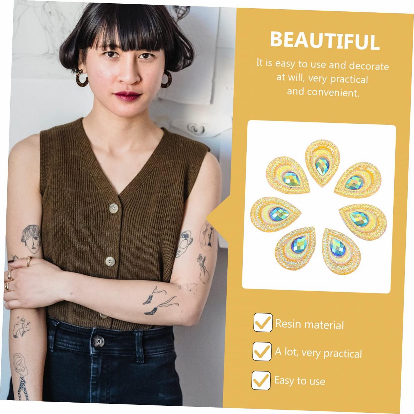 Стрази Крапля Декоративні Діаманти Різнокольорові Намистини для Ручної Роботи, фото №8