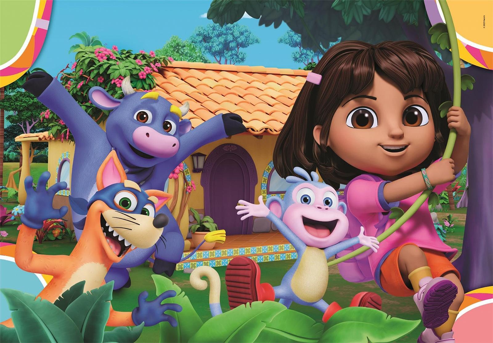 Пазл Clementoni Dora The Explorer 24827 2 x 20 деталей, фото №6 Пазл Clementoni Dora The Explorer 24827 2 x 20 деталей, фото №6