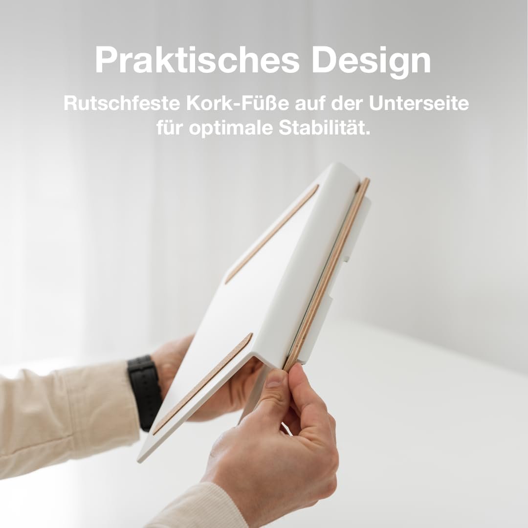 Підставка для ноутбука Woodcessories Wood Сумісна з 10 - 16 дюймовими MacBook, ергономічна з дуба, фото №5