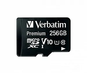 Купити Карта пам'яті Verbatim Premium Micro SDXC 256 ГБ Black з адаптером - Фото 1 Карта пам'яті Verbatim Premium Micro SDXC 256 ГБ Black з адаптером - Фото 1