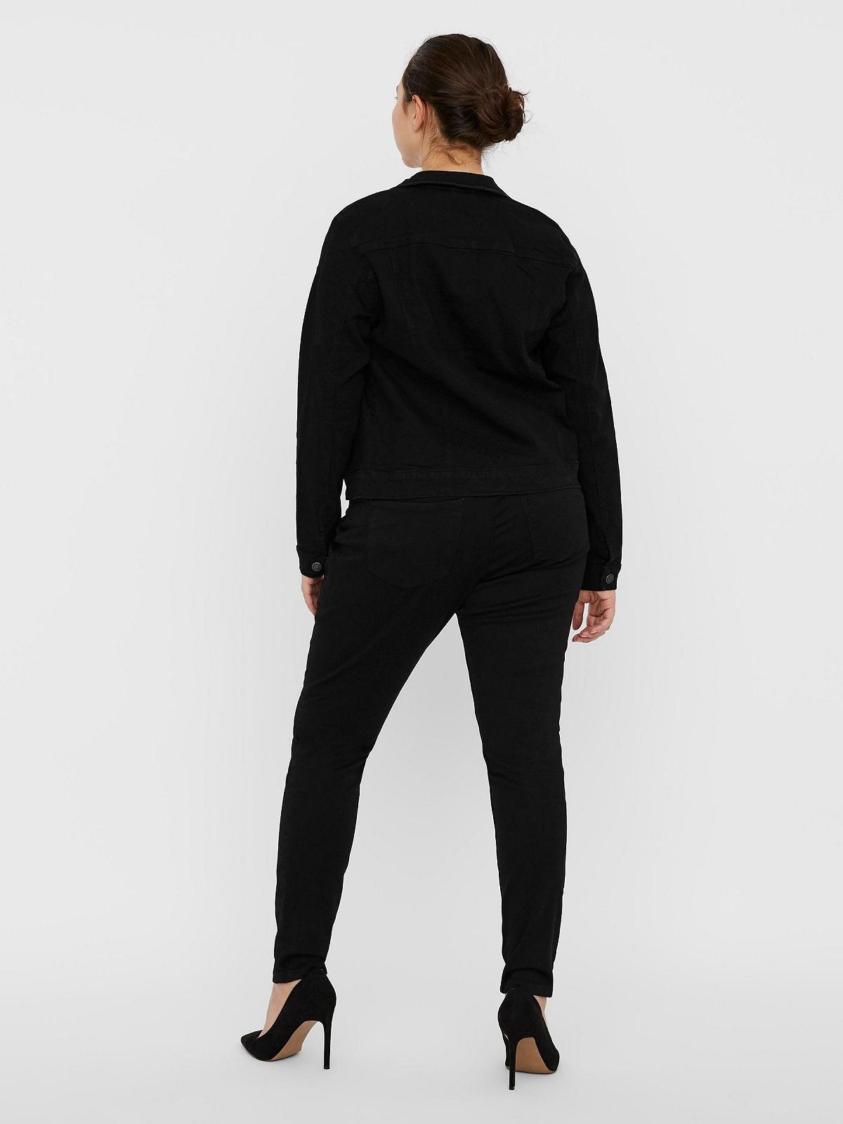Куртка VERO MODA Vmruna Ls Slim DNM Jck Mix Ga Cur Noos, фото №4