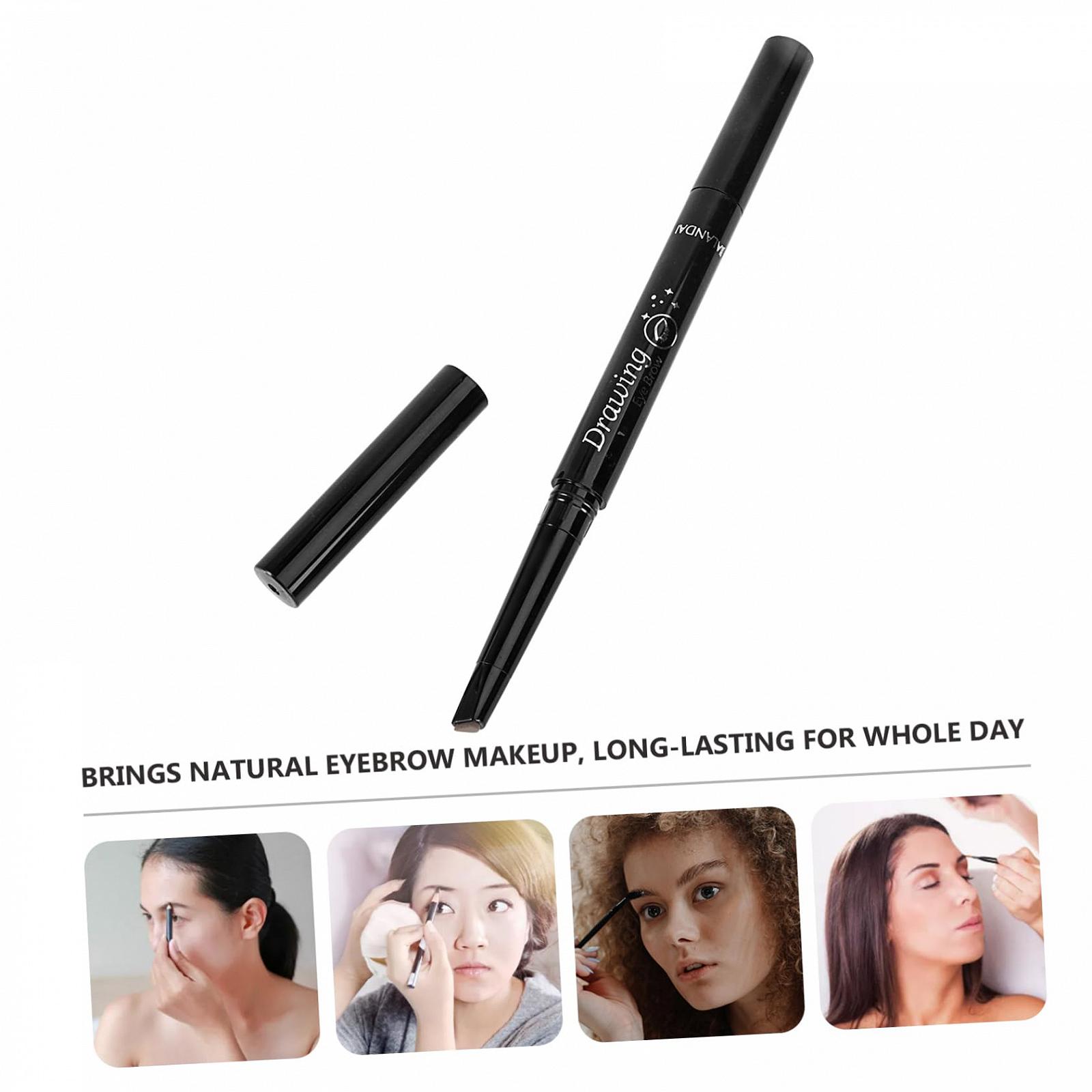 Олівець FOMIYES 3St для брів подвійної дії обертовий шоколадний, фото №7 Олівець FOMIYES 3St для брів подвійної дії обертовий шоколадний, фото №7