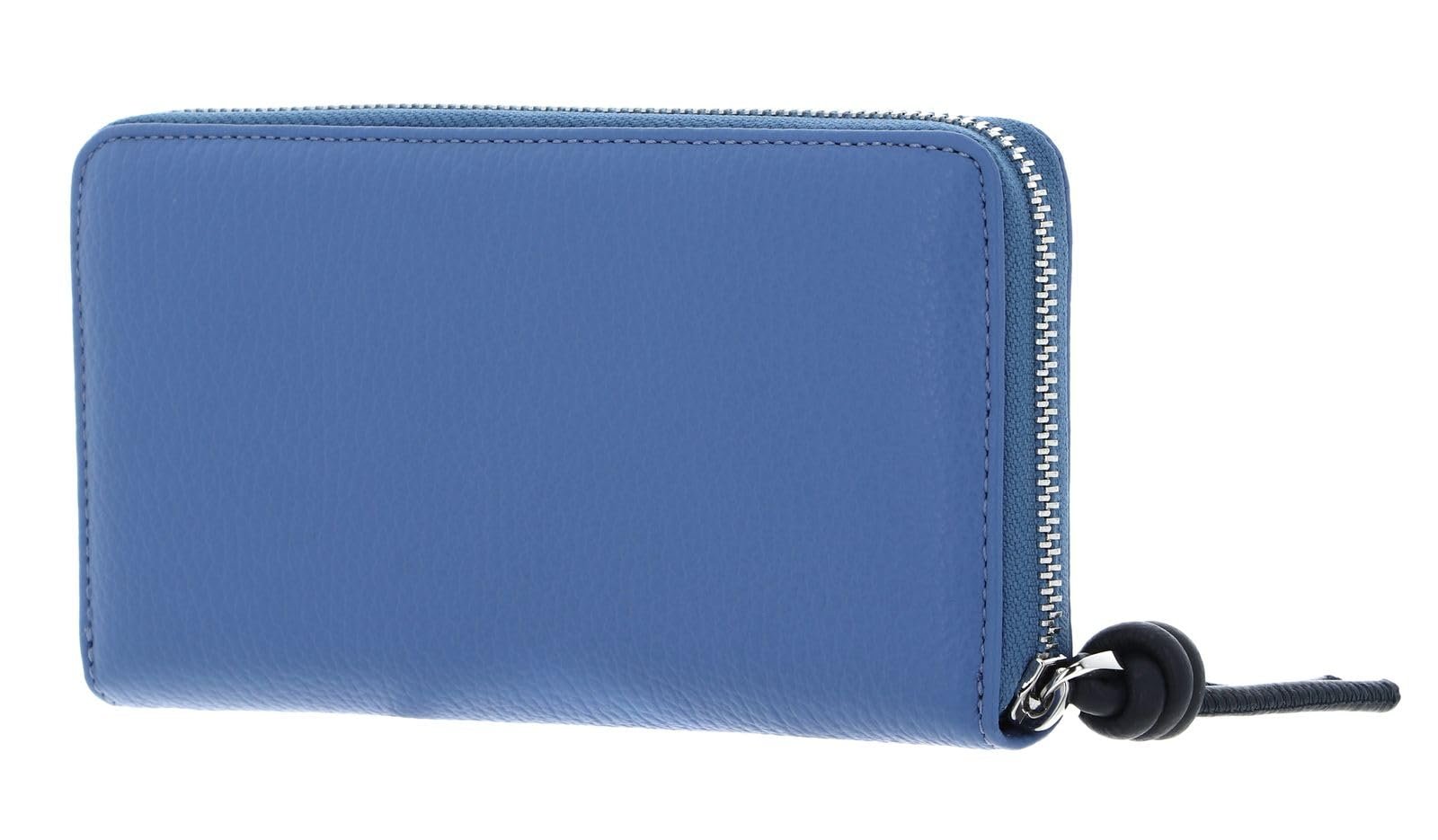Кошелек Coccinelle Metallic Soft Зернистая кожа Azul/Midnight B, Azul / Midnight B, фото №4