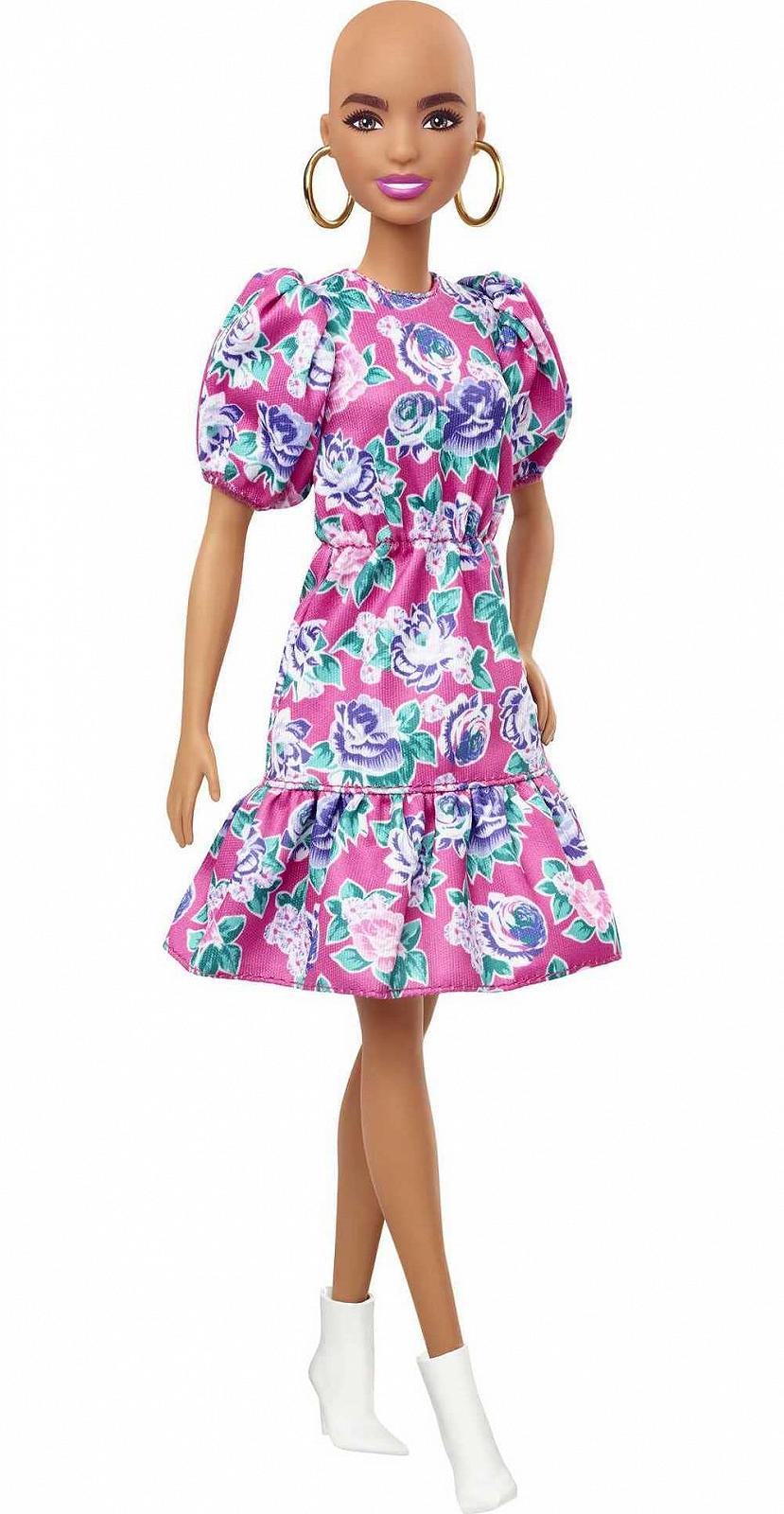 Кукла Barbie Fashionistas GYB03 в платье с мышкой, розовыми ботинками и солнцезащитными очками, фото №1